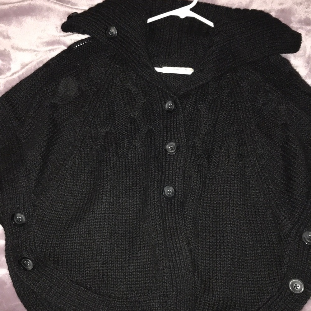 Black Old Navy poncho/SALE